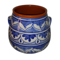 Blue and white hand painted Portugal Planter / Vase 20 cm