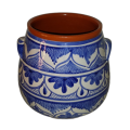 Blue and white hand painted Portugal Planter / Vase 20 cm