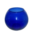 Blue Glass Vase 15 cm