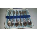 Set of Six Silver marked  90 Tea Spoons  Holland