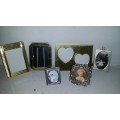 Six Small Photo Frame Holders