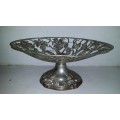 Metal Pedestal Fruit Bowl 15 x 11 cm