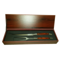 Rostfrei Carving knife and fork set with box