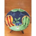 Cafe Paris Decor Plate 21 cm