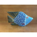 Wood Fish Ornament  15 x 9 cm