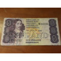 South Africande Kock R5 five rand note
