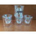 Set of four Tequila Shot Glass Glasses