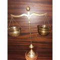 Vintage Brass Scale 40 cm x 32 cm