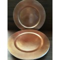 Set of 10 Under plates 33 cm