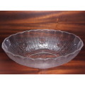 Oval Glass Bowl 30 cm x 18 cm x 10 cm