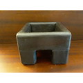 wood Planter / Candle stand 14 x 10 cm