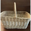 Wicker Basket   without handle size  42  x 30 x 19 cm