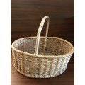 Wicker Basket   without handle size 36 x 30 x 14 cm