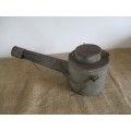 Watering Can ???  No.....Very Very Rare....This Is A World War 2 Gooseneck Lamp Runaway Flare  Metal