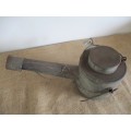 Watering Can ???  No.....Very Very Rare....This Is A World War 2 Gooseneck Lamp Runaway Flare  Metal