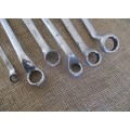 A British Collection Of Six Open Ring SAE Spanners