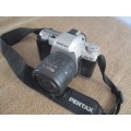 A Vintage Pentax MZ-50 Camera With Pentax 35-80 Lens    Assembled In Philippines