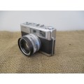 Vintage Minolta Hi-Matic 7s Camera With Minolta Rokkor - PF 1: 1.8 f = 45mm Lens In Pouch