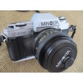 Relisted - Vintage Minolta X-370 Camera With Film & Minolta MD 50mm  1:1.7 Lens Plus Manual