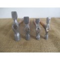 Nice Collection Of Four Vintage 400gr - 300gr - 200gr - 150gr Cabinet Maker Hammers
