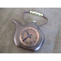 Charming And Cute Looking Vintage Copper Landex Royal Crafts Battery Operated Wall Clock    Japan