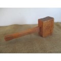 A Beautiful Vintage Carpenter's Solid Wooden Mallet