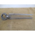 The Legend........Antique Heavy Solid Steel 12" Blacksmith Tong