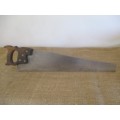 An Excellent Vintage Disston 24" / 558mm Carpenter's Hand Saw           Made In Canada