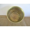 Real Characterful Vintage Brass Planter Pot