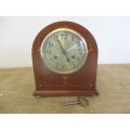 For Willem's Bid Only - Beautiful Vintage Mantel Clock With Key In Working Order