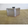 For Nickey's Bid Only -Vintage Pointerware Stainless Steel Triangular Cooking Pot With Copper Bottom