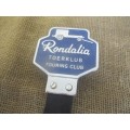 Beautiful Vintage Rondalia Toerklub Touring Club Badge With Mount Bracket