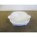Beautiful Vintage Corning Ware MW -9 -8 Square Casserole Dish By Corning. N.Y. USA     1980's