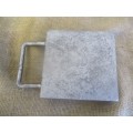 Always Useful In The Workshop....And Unbreakable....This Extra Heavy Duty Solid Steel Square "Anvil"