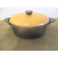 Beautiful Large Cookwell Ovenproof Cast Iron Oval Casserole With A Nice Depth