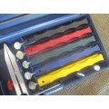 The Leader In Knife Sharpeners....This Complete LS. Lansky 5-Stone Knife Sharpeners In Original Box