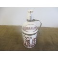 Elegent Vintage Glazed Ceramic Brandy Bottle        1 Liter