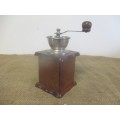 Beautiful Vintage Taiwanese Wooden Coffee/Herb Grinder        Made In Taiwan, R.O.C.