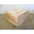 For Connie's Bid - Lovely Tonque & Groove Mastroberardino 1878 Hinged Wooden Wine Box      Italy