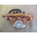 Lovely Old Telkom SA Pty Ltd Bakelite Rotary Dail Table Telephone