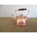 Cute Vintage Tagus R 51 Copper Tea Pot              Made In Portugal