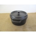 This One Is Forever......Top Notch Quality......Superb Cast Iron Flat Bottom Pot With A Good Depth