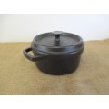 This One Is Forever......Top Notch Quality......Superb Cast Iron Flat Bottom Pot With A Good Depth