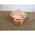 Another Rare One...This Magnificent Sizable Vintage Bongusto Copper Casserole      Made In Italy