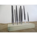 A Great Collection Of Useful Small Round, Flat, Triangular & Square Steel Files