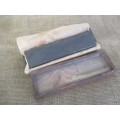 Vintage Smith`s `The Symbol Of Sharpening` Double Sided Sharpening Stone In Wooden Holder