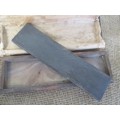 Vintage Smith`s `The Symbol Of Sharpening` Double Sided Sharpening Stone In Wooden Holder