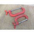 Sturdy Silsteel 6 inch & Made In S. Africa 4 inch Heavy Duty G-Clamps