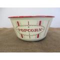 Genuine Vintage Enamel Popcorn Dish