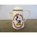 Rare Vintage `Mickey Mouse Collection` Disney Enamel Coffee Pot